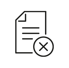 No contracts icon