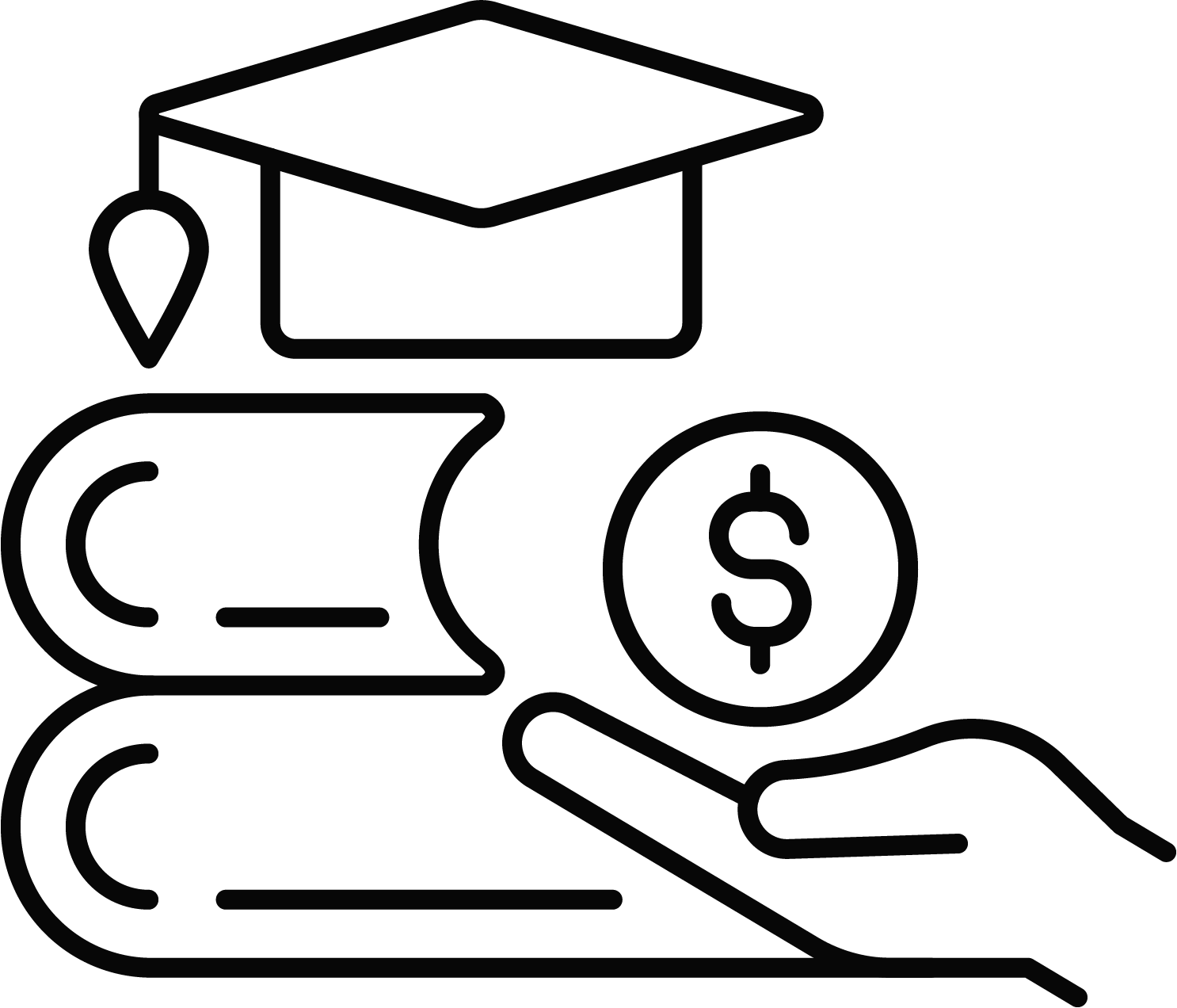 Education reimbursement icon