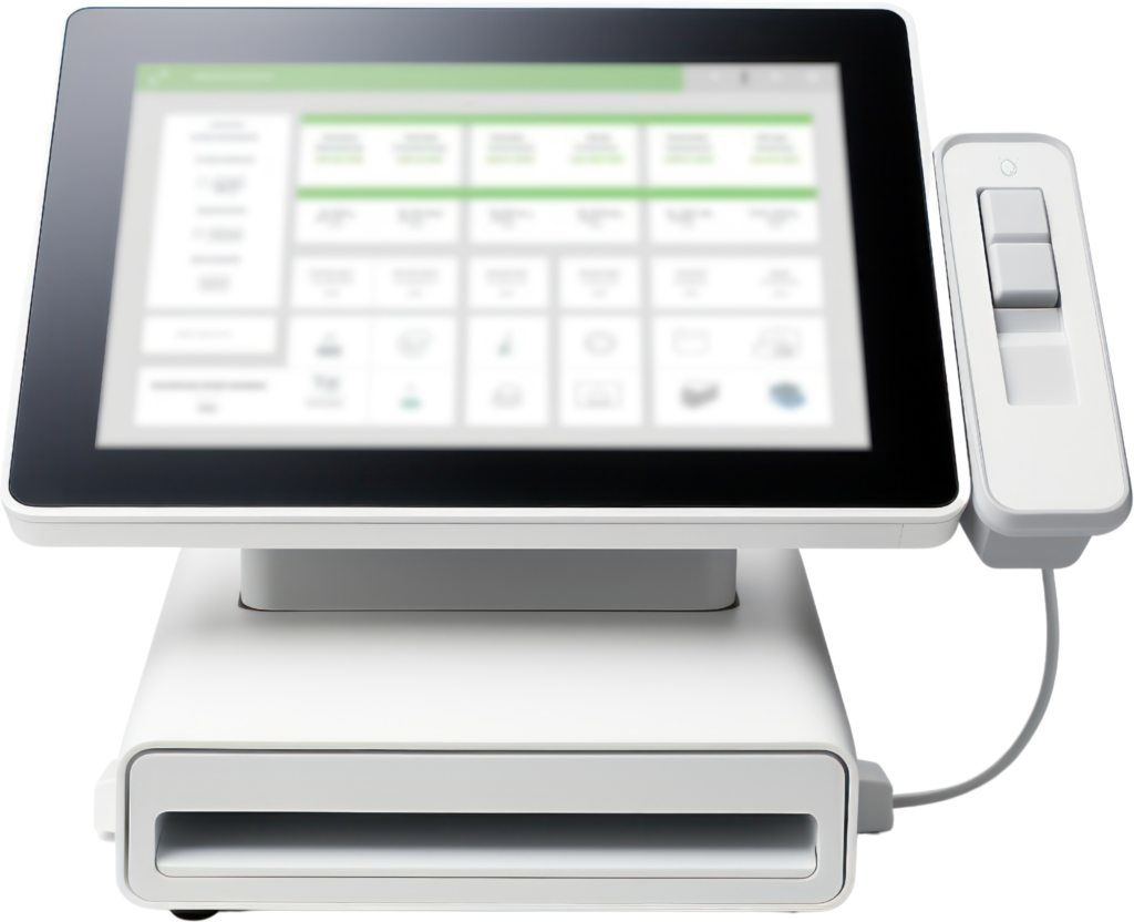 Image of POS device able to access separate network