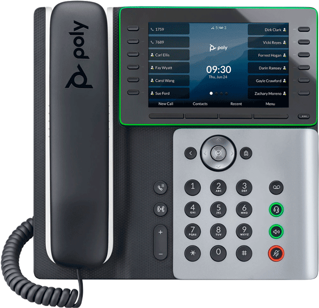 Image of voip phone model