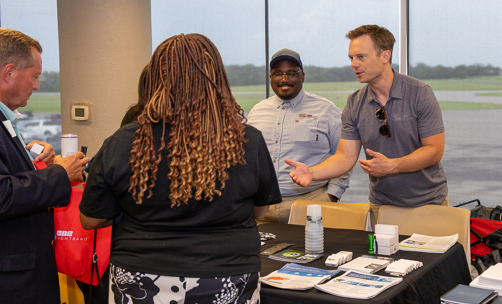 Energy experts talk with community members